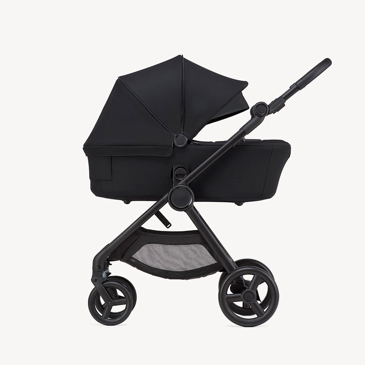 Kinderwagen mit Babywanne Schwarz