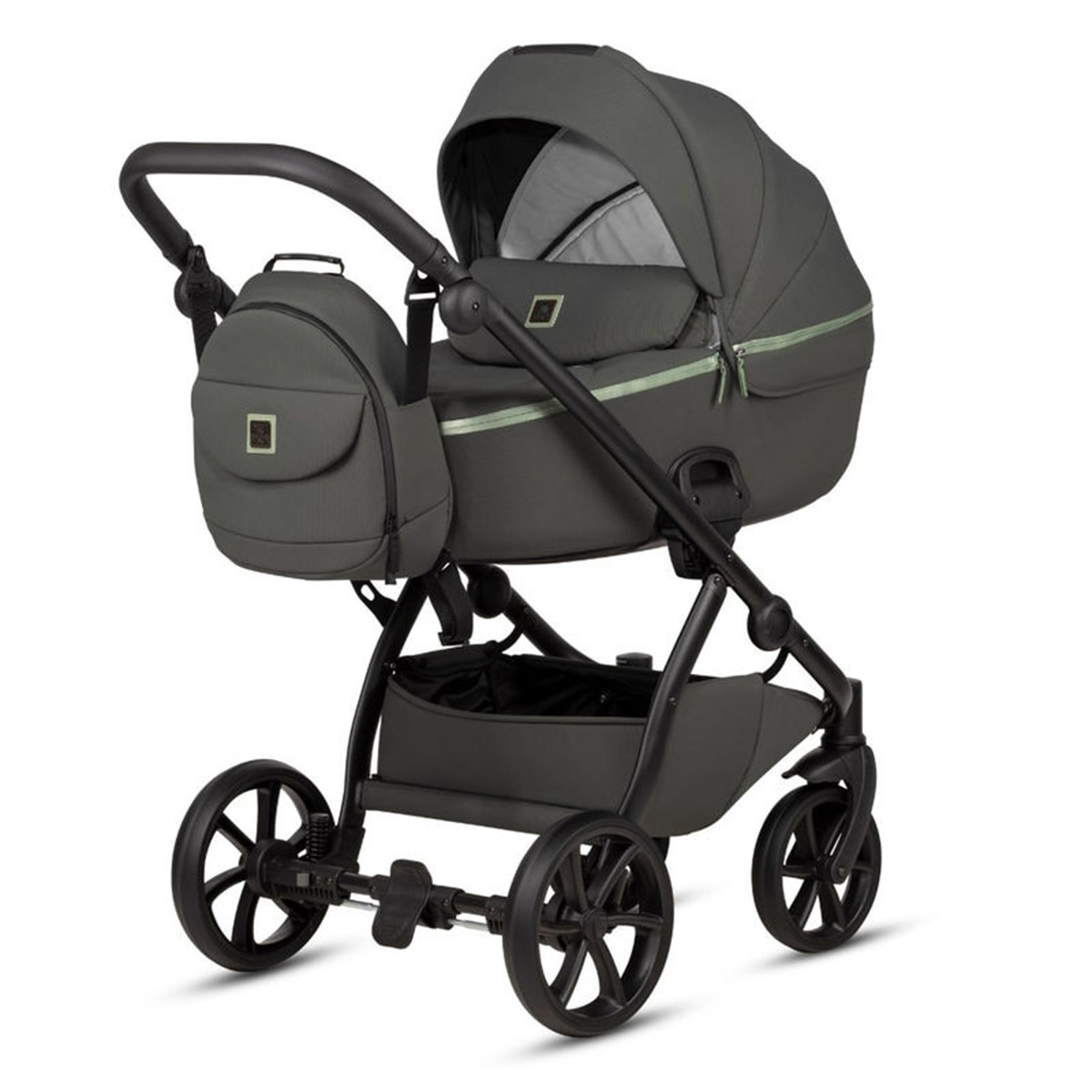 Kombikinderwagen 3-in-1 Graugrün