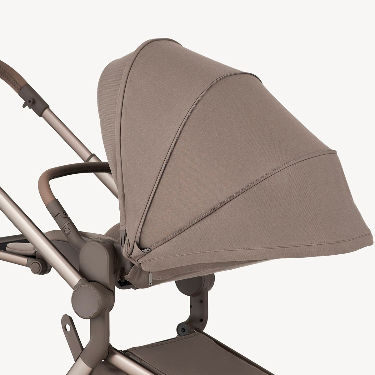 Kinderwagen mit Babywanne Taupe