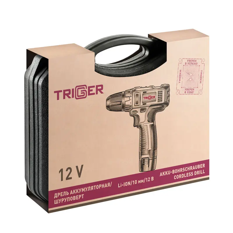 TRIGGER Akku-Bohrschrauber 12 V kompakt