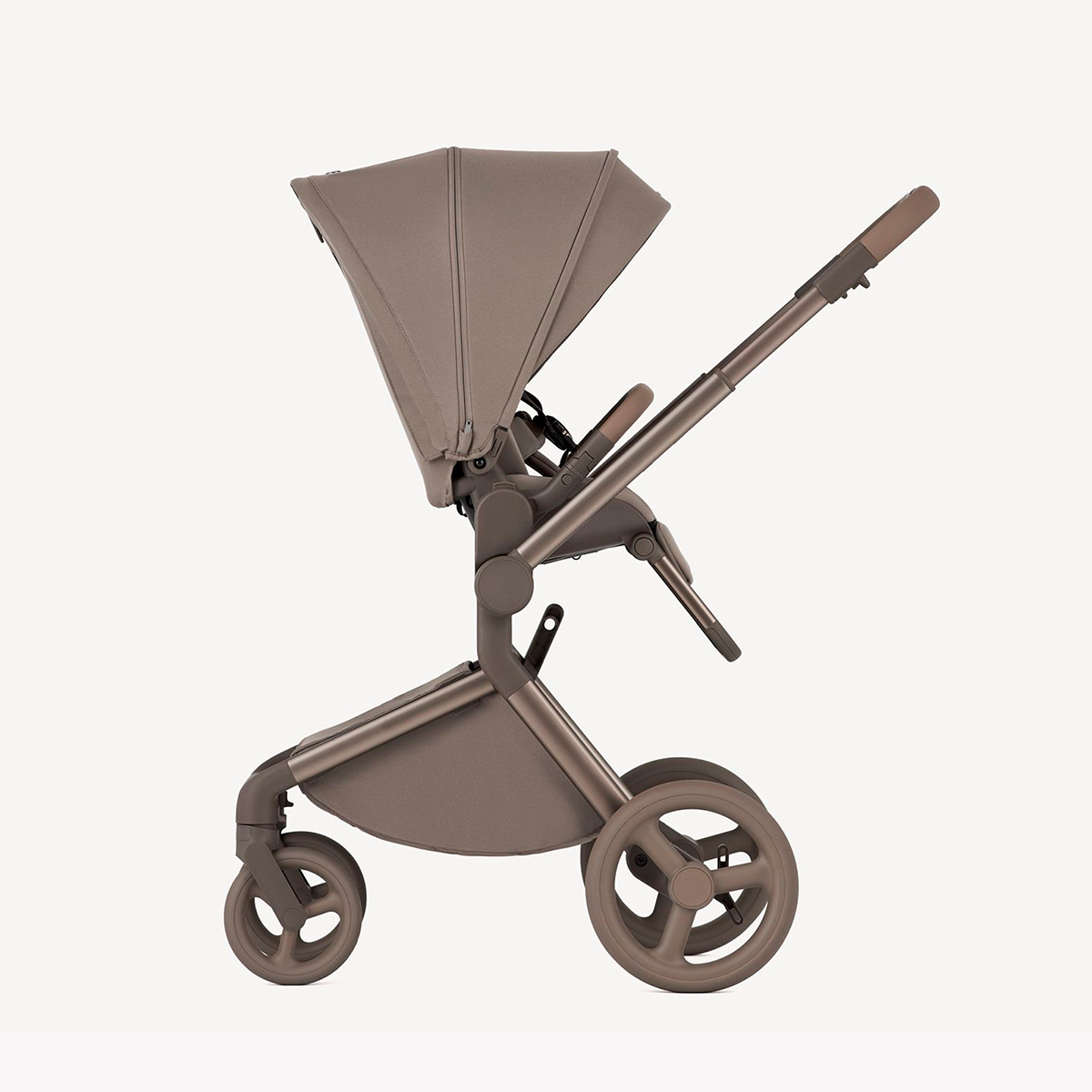 Kinderwagen mit Babywanne Taupe