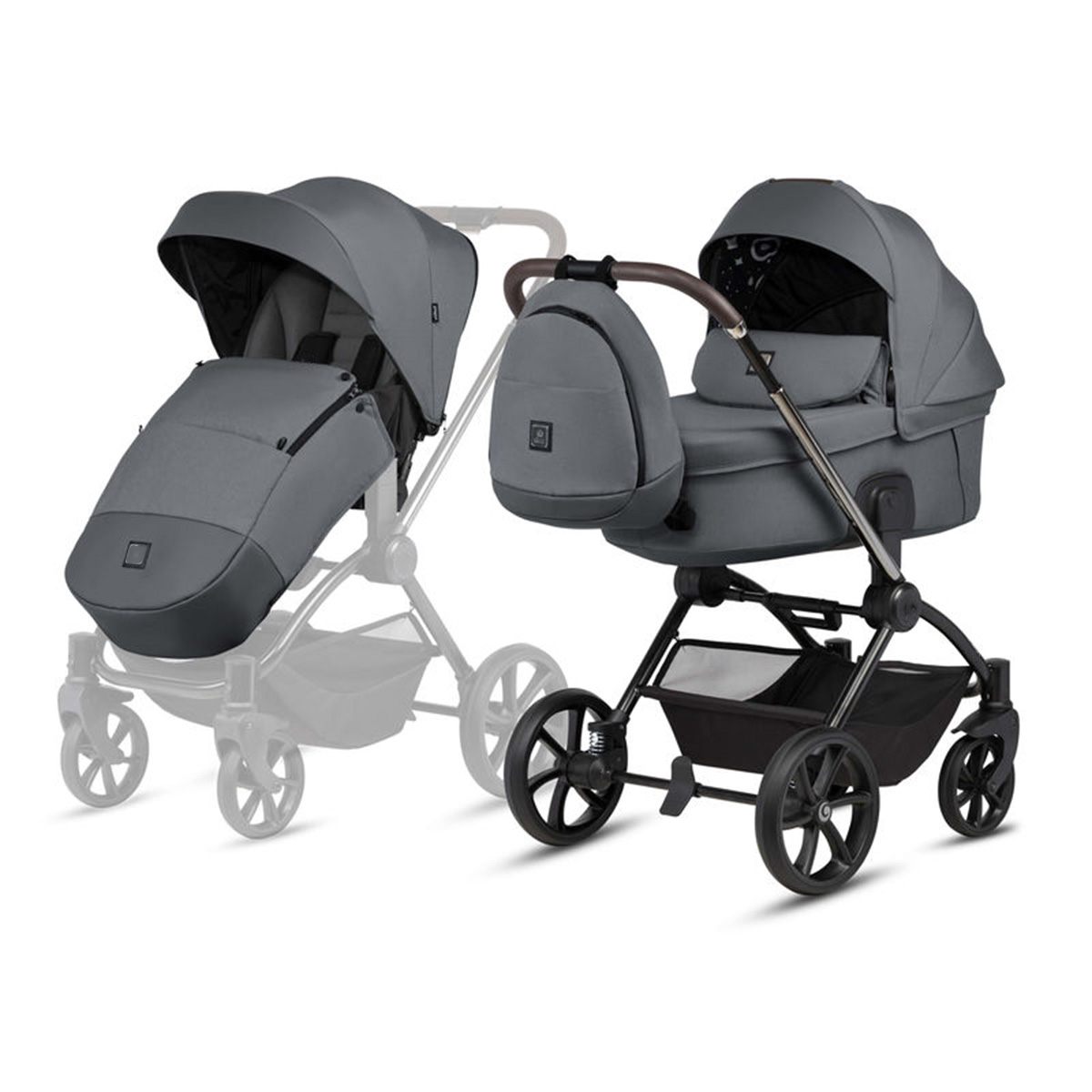 Kombikinderwagen 3-in-1 Graublau