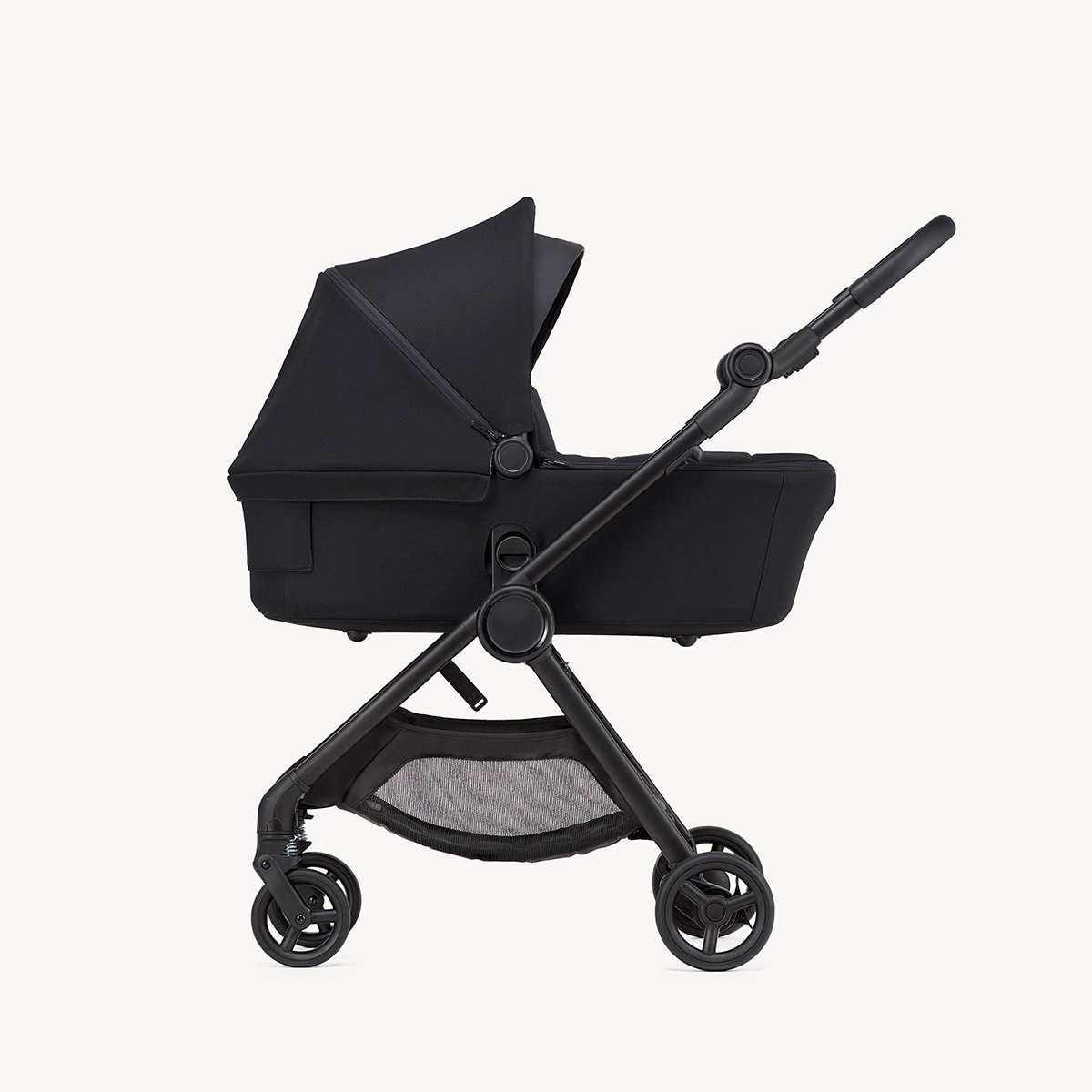 Kinderwagen mit Babywanne Schwarz