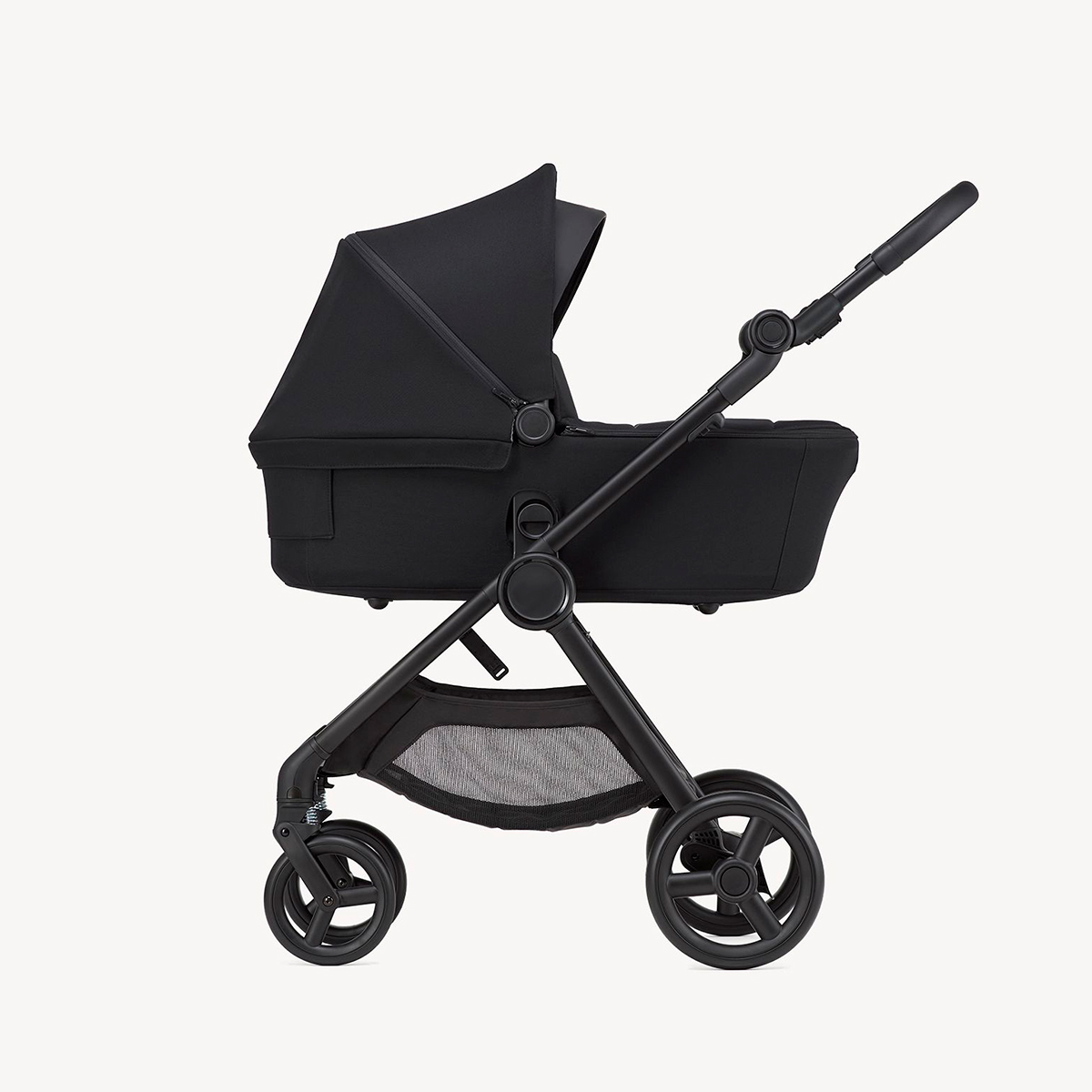 Kinderwagen mit Babywanne Schwarz