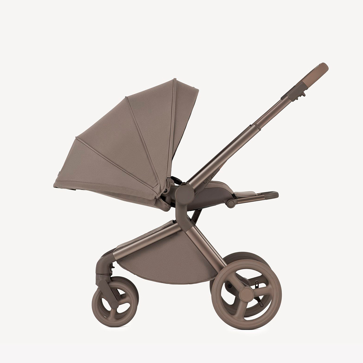 Kinderwagen mit Babywanne Taupe