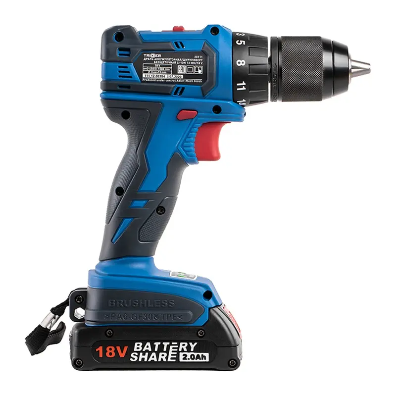 TRIGGER Akku-Schlagbohrschrauber 18 V Brushless im Koffer-Set